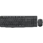 Pack Clavier - Souris Ensemble clavier souris - Sans fil - Logitech - MK235 - AZERTY