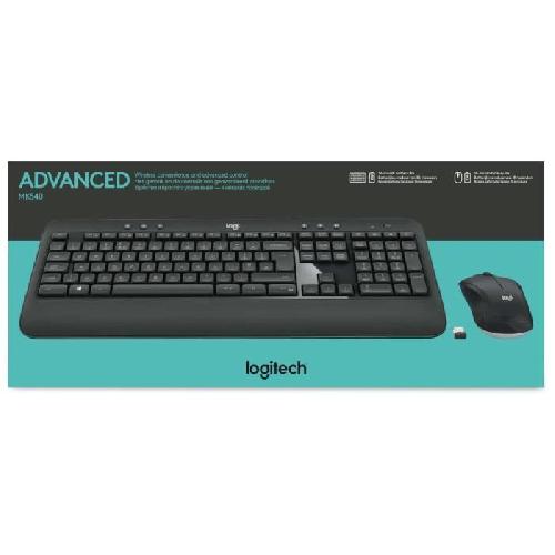 Pack Clavier - Souris Ensemble clavier souris - Sans fil - Logitech - MK540 - AZERTY