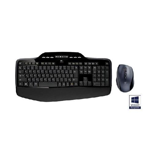 Pack Clavier - Souris Ensemble clavier souris - Sans fil - Logitech - MK710 - AZERTY