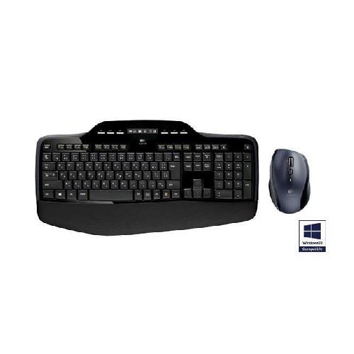 Pack Clavier - Souris Ensemble clavier souris - Sans fil - Logitech - MK710 - AZERTY