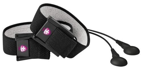 Ensemble de deux sangles elastiques - Noir - Mystim