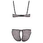 Ensembles Ensemble lingerie Soutien-gorge et culotte - noir blanc - 100C L