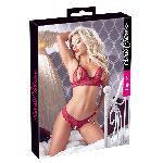 Ensembles Ensemble ouvert Rouge et noir Taille S