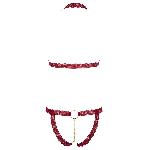 Ensembles Ensemble ouvert rouge taille S-M
