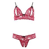 Ensembles Ensemble ouvert Rouge et noir Taille M Ensembles Ensemble ouvert Rouge et noir Taille M