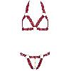Ensembles Ensemble ouvert rouge taille M-L
