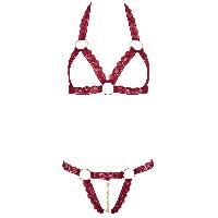 Ensembles Ensemble ouvert rouge taille M-L Ensembles Ensemble ouvert rouge taille M-L
