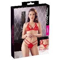 Ensembles Ensemble Rouge Lacets Taille S Ensembles Ensemble Rouge Lacets Taille S