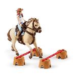 Figurine Miniature - Personnage Miniature Entrainement au ranch. Coffret schleich univers équestre. coffret figurines pour enfants de 5 ans et plus. schleich 72157 HORSE