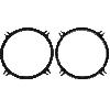 Entretoise Universelle 2 Entretoises Haut-Parleur Universelles 130mm Ep6mm