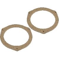 Entretoises Haut-parleur 2 Adaptateurs HP compatible avec Ford C-Max Focus 165mm AR Bois MDF impregnes vernis