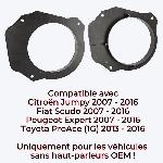 Entretoises Peugeot Entretoises haut-parleur EN265 compatible avec Jumpy Expert Scudo Proace 07-16 D165 AV