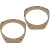Entretoises Honda 2 Adaptateurs HP compatible avec compatible avec Civic CR-Z Prelude 165mm Bois MDF impregnes vernis