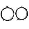 Entretoises Mercedes 2 Entretoises Haut-Parleur EN425 compatible avec Mercedes Classe C W202 D165mm