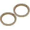Entretoises Renault 2 Adaptateurs HP compatible avec Renault Clio 98-05 165mm Bois MDF impregnes vernis