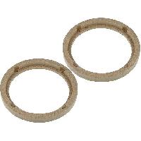 Entretoises Renault 2 Adaptateurs HP compatible avec Renault Clio 98-05 165mm Bois MDF impregnes vernis