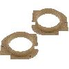 Entretoises Skoda 2 Adaptateurs HP compatible avec Skoda Octavia 96-04 165mm Bois MDF impregnes vernis