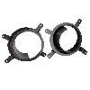 Entretoises Volvo Supports de haut-parleur D165mm compatible avec Volvo S60 V70 XC70 00-09 AV