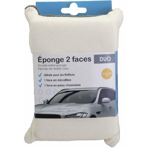 Eponge - Peau De Chamois - Microfibre - Chiffon Eponge double face chamoisee microfibre x10