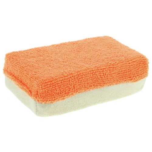 Eponge - Peau De Chamois - Microfibre - Chiffon Eponge microfibre anti-buee 12x8x4cm Orange beige - MrKleen