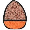 Eponge - Peau De Chamois - Microfibre - Chiffon Gant double face microfibre compatible avec roues - Orange-Gris