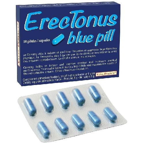 ErecTonus Blue Pill - 10 gelules