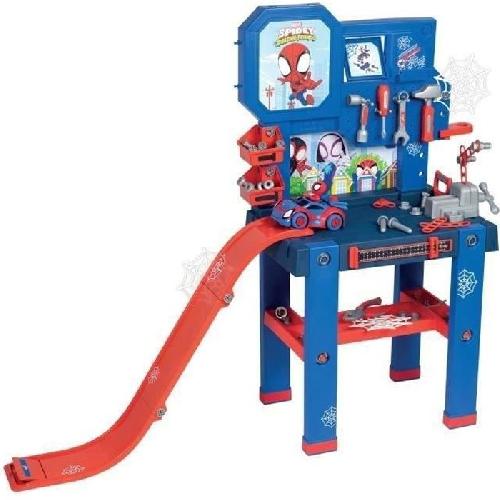 Bricolage - Etabli - Outil Etabli Bricolo Center Spidey - Smoby - Blanc - 4 - 3 ans - Mixte - Plastique - Intérieur - Multicolore - Enfant