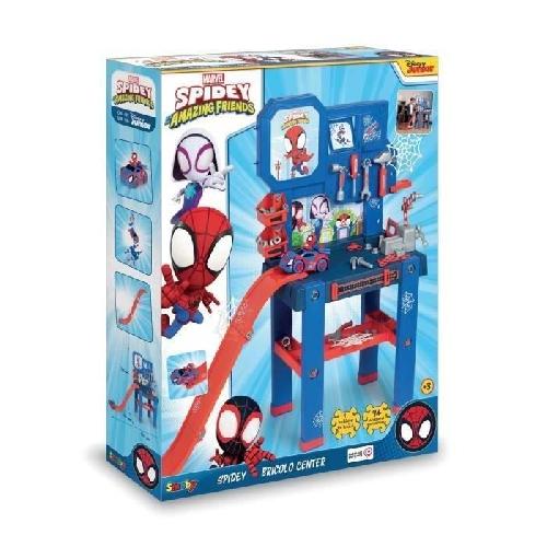 Bricolage - Etabli - Outil Etabli Bricolo Center Spidey - Smoby - Blanc - 4 - 3 ans - Mixte - Plastique - Intérieur - Multicolore - Enfant