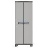 Etabli - Systeme Perfo - Armoire - Mobilier Atelier Armoire de rangement haute KETER LINEAR - Noir / Gris - 68 x 39 x 173 cm - 3 étageres réglables - Cadenassable