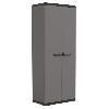 Etabli - Systeme Perfo - Armoire - Mobilier Atelier Armoire de rangement - KETER - Più - 3 tablettes réglables - Gris / Noir