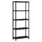 Etagere de rangement - KETER - ETAGERE PLUS 75/5 - 5 tablettes - Noir