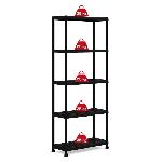 Etabli - Systeme Perfo - Armoire - Mobilier Atelier Etagere de rangement - KETER - ETAGERE PLUS 75/5 - 5 tablettes - Noir