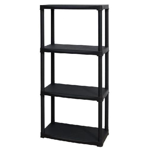 Etabli - Systeme Perfo - Armoire - Mobilier Atelier Etagere en résine TOOD - 5 tablettes - Noir - 60x30xH 176 cm