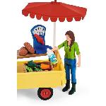 Figurine Miniature - Personnage Miniature Étal mobile de la ferme SCHLEICH - 42528 - Farm World