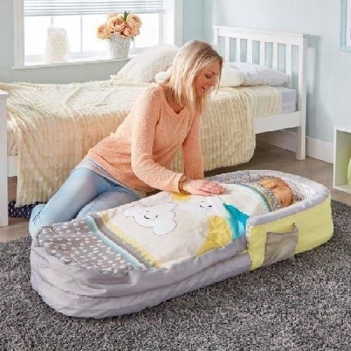 Etoiles et Nuage - Mon tout premier ReadyBed - lit gonflable pour enfants avec sac de couchage integre