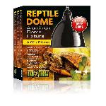 Exoterra Dome Fixture Eclairage en aluminium pour Reptile/Amphibien Taille Large 21 cm