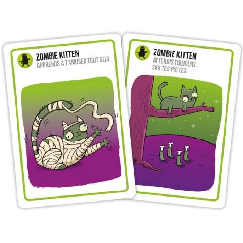 Jeu De Societe - Jeu De Plateau Exploding Kittens : Zombie Kittens