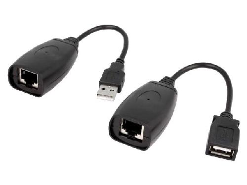 Cable - Connectique Telephone Extenseur USB RJ45 femelle USB A femelle - 40m
