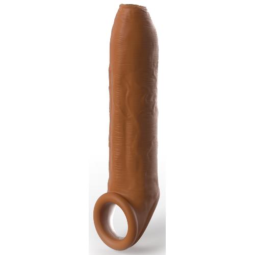 Gaines et Prolongateurs Extension de penis en silicone avec sangle chair