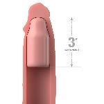 Gaines et Prolongateurs Extension de penis en silicone de 3p chair