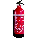 Extincteur 2kg + mano norme NF EN3 - H32cm D11.5cm - Poudre - archives