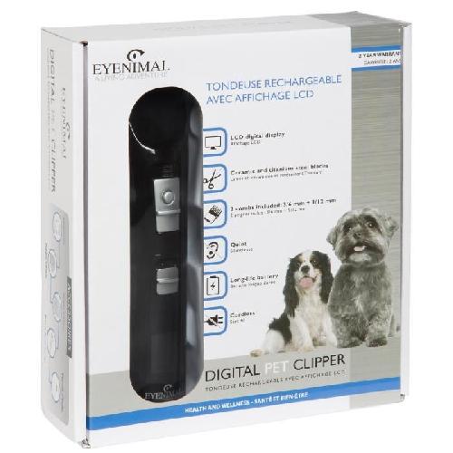 Tondeuse Pour Animal EYENIMAL Tondeuse Digital Pet Clipper - Noir - Pour chien