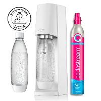 Fabrication Maison Machine a soda SODASTREAM TERRA Blanche - Cylindre Quick Connect - Bouteille 1L compatible lave-vaisselle
