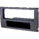 Supports Autoradio de Roger Facade 1DIN compatible avec Ford C-Max 09-13 Fiesta Fusion Focus II S-Max Transit ap06 Transit Connect ap12 avec vide poche RAF1609