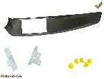 Facade autoradio Alfa Romeo Facade 2DIN compatible avec Alfa Giulietta 10-14 Argent remplacement de la console Origine