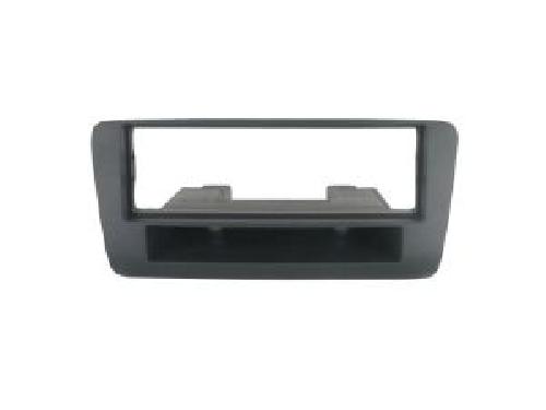 Supports Autoradio de Roger Facade autoradio 1DIN compatible avec Audi A1 10-18 - Noir - avec vide poche