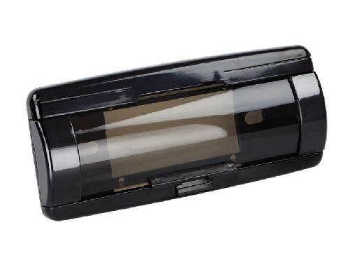 Supports Autoradio de Roger Facade autoradio 1DIN compatible avec bateau - Noir - 25x11x6.5 cm