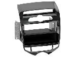 Facade autoradio Hyundai Facade autoradio 1DIN compatible avec Hyundai Ix20 clim auto 10-15 - noir - avec vide-poches