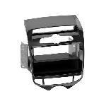 Facade autoradio 1DIN compatible avec Hyundai Ix20 clim auto 10-15 - noir - avec vide-poches