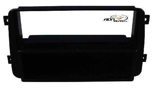 Supports Autoradio de Roger Facade autoradio 1DIN compatible avec Mercedes CLK 00-04 - avec vide poche